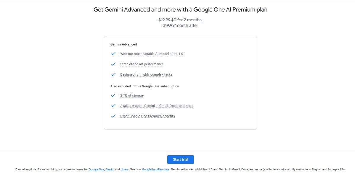 Google Bard Renamed to Gemini AI with a Paid Premium Version